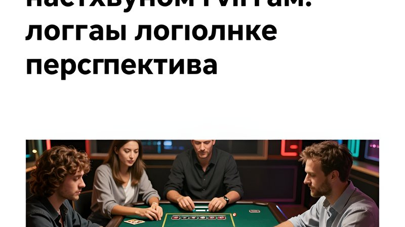 Концептуальная иллюстрация логического подхода к созданию иммерсивных настольных игр от симулятора казино Wmg Nic